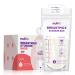 Nuliie 120 pieces of temperature-sensitive discoloration breast pagana bag 180ml BPA-free and spout-proof breast milk storage with outputs for breastfeeding invadable space-saving 120 pieces (1 Pack)