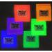 Glow Powder Pigment Variety- 6 Colors Fluorescent in Daylight Pack- 3.2oz/90g Total for Resin Slime Nail Polish Coatings Paint| Glow in The Dark Pigment Powder- Strontium Aluminate 6 Pack Fluorescent Glow