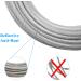 XiaZ Dog Runner Tie Out Cable for Dogs Up to 250lbs - 50ft Lead Line for Yard, Camping, Park - Silver - Buy Online on SooperMarket.com