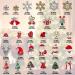 3D Christmas Nail Art Charms 28 Pcs - Metal Nail Studs, Rhinestones & Gems for DIY Nail Decorations - Multi-Colored A - Buy Online on SooperMarket.com