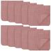 Comfy Cubs Muslin Spitting towels 6 set large 100% cotton hand wash flaps 6 layers extra absorbent and soft (mauve 10-pack) mauve pack of 10