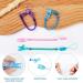 Zuroki Silicone Pacifier Chain - 4-Pack for Boys & Girls | Durable Soft & Flexible | Keeps Pacifier Clean & Safe - Buy Online on SooperMarket.com