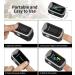 LOVEWEE Upgraded Pulse Oximeter - SpO2 & Heart Rate Monitor with Large OLED Display | Portable Fingertip Oximetry (Black-Silver) - Fast International Shipping - Buy Online on SooperMarket.com