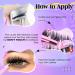Buy Wiwoseo Self Adhesive Eyelashes | Pre-Glued Cluster Extensions | Waterproof D Curl Lash Clusters - No Glue Needed - Buy Online on SooperMarket.com