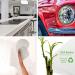 COM-FOUR Bamboo Kitchen Roll - Reusable 24 Sheets Eco-Friendly All-Purpose Towels for Sustainable Cleaning - Buy Online on SooperMarket.com
