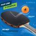 JOOLA Omega Speed Table Tennis Racket - Advanced Training Flared Handle - Tournament Level Ping Pong Paddle with Vizon Rubber - Speed Green - Buy Online on SooperMarket.com