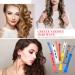 72 Pieces Short Plastic Hair Perm Rods Set - 6 Sizes Cold Wave Rods for Hair Curling - Hairdressing Tools with Tail Comb and Pintail Comb - Buy Online on SooperMarket.com
