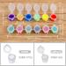 36 Large Empty Paint Pots with Lids - 5ml/0.17oz Acrylic Paint Containers for Kids Classroom Art Supplies - Buy Online on SooperMarket.com