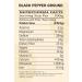 Black Pepper Ground (100g/3.52oz) - Premium Quality Piper Nigrum Powder - Buy Online on SooperMarket.com