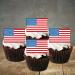 50 Edible American Flag Cupcake Toppers Mini USA Flag Cake Decorations Stars And Stripes Decorations Olympics Party Decorations World Flags 4th Of July Patriotic Independence Memorial Veterans - Buy Online on SooperMarket.com