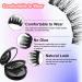 Magnetic Eyelashes Reusable 3D Magnetic Lashes Natural Look with Applicator No Glue Magnetic False Eyelashes without Eyeliner Waterproof Wispy Fluffy Magnetic Lashes - Buy Online on SooperMarket.com