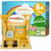 Pumpkin Organics Children's Naca Bio Vegetable Puffs Pumpkin and Carrot (8 Pack) Baby snacks without additives from the 12th month - allergen -free and gluten -free crispy snacks for children (8x20g) Bio vegetables Puffs with pumpkin & carrot