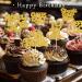 FoldTier 100 Pcs Happy 50th Birthday Cupcake Toppers Glitter Fifty 1974 Cupcake Picks Cheers to 50 Years Fabulous Cake Decorations for 50th Birthday Wedding Anniversary Party Supplies(Gold) - Buy Online on SooperMarket.com