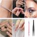 LLMSIX Rhinestones Picker Tool Dual-Ended Wax Pencil Pen Rhinestone Picker Dotting Pen Rhinestones Applicator with 4 Wax Tips and Twizzer for Gem Stone Jewelry Nail Art DIY Craft (Pink) - Buy Online on SooperMarket.com