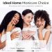 Modelones Glitter Gel Top Coat 2 in 1 Pearl Gel Nail Polish Clear Glitter Glossy Sparkle Finish Long Lasting Soak Off Mermaid Shimmer Pearlescent Glitter Gel Polish Nail Art Home DIY 10 ML - Buy Online on SooperMarket.com