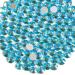 Beadsland 1440 pieces flat back rhinestones nail crystals rhinestones for nails aquamarine SS16 (3.8- 4.0mm) Aquamarin from SS16/1440PCs