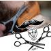 THREE SWORDS Stainless Steel Professional Beard Scissors & Comb Set - Perfect Grooming Tool for Men - Buy Online on SooperMarket.com