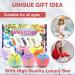 Organic Bath Bombs with Gemstone Jewelry Inside - Handmade Spa Set with Essential Oils - Perfect Gift for Any Occasion - SET2 - Buy Online on SooperMarket.com