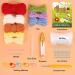 OPOUNT Crochet Kit for Beginners - 12 Simple Crochet Keychains, Step-by-Step Instruction (Patent Product) - Buy Online on SooperMarket.com