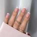 BTArtbox XCOATTIPS Gel Nail Kit - Short Square French Tip Press On Nails with Pink Soft Gel Tips Dual Protection & Nail Lamp - Buy Internationally - Buy Online on SooperMarket.com