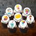 24 Fun Fair Carnival Theme Edible Cupcake Toppers - Stand Up Disc Wafer Cake Decorations - Buy Online on SooperMarket.com