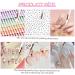 Dual-Ended Rhinestone Picker Doting Pen - Wax Pencil Applicator for Nail Art Jewelry & DIY Crafts - White Acrylic Handle - Buy Online on SooperMarket.com