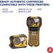 Brady Authentic (M21-750-499) Multi-Purpose Nylon Label for General ID Wire Marking and Lab Black on White- Designed for M210 M210-LAB M211 BMP21-PLUS and BMP21-LAB Printers .75 W 16' L M21-750-499 Label Tape - Buy Online on SooperMarket.com