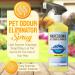 AQUAFORCE Pet Odour Eliminator Spray Strong Enzyme Odour Bacteria Eating Deodoriser & Dog Urine Neutraliser | Pet Odour Remover | Smells from Carpet Upholstery - Buy Online on SooperMarket.com