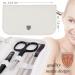 3 Swords Germany - brand quality 8 piece manicure pedicure grooming kit with glass nail file (506) WHITE - TOOLS BLACK LAQUERED - Buy Online on SooperMarket.com