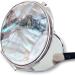 Stunning Mother of Pearl Compact Makeup Travel Mirror - Marble Gold Design | MADDesign - Buy Online on SooperMarket.com