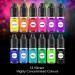VIVID 12 x 10ml Edible Food Colouring Set - Liquid Colours Kit for Baking & Decorating - Neon Dye for Eggs & Slime - Made in UK - Buy Online on SooperMarket.com