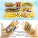 99Pcs Handmade Gemstone Hair Braids Dreadlock Accessories Set - Turquoise, Jade, Shell Pendants, Gold Filigree Cuffs | Beard Clips, Tube Beads for Locs & Extensions - Buy Online on SooperMarket.com