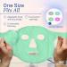 Perfecore Facial Mask for Puffy Eyes and Migraine Relief - Hot Cold Gel Beads Compress Pack - Spa Therapy Wrap for Sinus and Headaches - Blue - Buy Online on SooperMarket.com