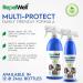 RepelWell Multi-Protect Stain & Water Repellent (12oz) Eco-Friendly  Pet-Safe Spray Keeps Your Belongings Clean  Dry and Looking Like New  Protects Fabric  Upholstery  Leather  Footwear & More Multi Protect 12oz - Buy Online on SooperMarket.com