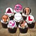 PRECUT Hen Party Mini Cupcake Toppers Edible Ladies Night Cake Decorations Edible Bachelorette Cake Decorations Hen Night Cupcake Decoration Naughty Butler Cake Topper (24) - Buy Online on SooperMarket.com
