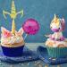 Arthsdite 24Pcs Unicorn Horn Cupcake Toppers Gold Glitter Unicorn Cupcake Picks for Unicorn Theme Baby Shower Birthday Wedding Engagement Party Cake Decorations Supplies - Gold Glitter - Buy Online on SooperMarket.com