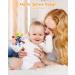 Vanmor Baby Teether Toy | Sensory Chew Teething Ball Rattle | Montessori Grasping Activity | 0-6 Months | Blue - Buy Online on SooperMarket.com