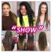 26 Pre-Stretched Braiding Hair 8 Packs | Hot Water Set | Yaki Texture | Itch-Free Synthetic Fiber | Crochet Twist Extensions - 1B/30/27 - Buy Online on SooperMarket.com