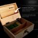 BAMBOX Stash Box with Rolling Tray, Smell Proof Containers, Wooden Locking Storage for Grinders, Papers, and Accessories - Buy Online on SooperMarket.com