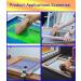 INTBUYING Screen Printing Squeegee - 6.3 Wooden Handle with Rubber Blade - Buy Online on SooperMarket.com