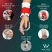 HOLVIST Leather Gymnastics Grips for Girls 7-12 | 2-Hole Women's Hand Grips Red - Buy Online on SooperMarket.com