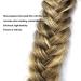 Wide Braided Headband Hoop Fashion Hair Accessories for Women and Girls - Golden Brown - Buy Online on SooperMarket.com
