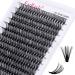 Eyelashes Individual cluster for eyelash extensions 40d 0.07 D Curl Mix 15-20mm Individual clusters Artificial eyelashes eyelashes for beginners 15-20 mm DH-40D-0.07-D