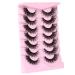 Ruairie 20MM 8D Dramatic Fluffy False Eyelashes Pack - 7 Pairs Wispy Cat Eye & Fox Eye Lashes - Buy Online on SooperMarket.com