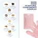 Didier Lab Moisturising Gloves for Dry Hands - Skin Treatment with Anti Aging Vitamins & Minerals - Reduces Wrinkles - Hand Spa for Hydrated Hands - Buy Online on SooperMarket.com