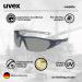 Buy UVEX I-WORKS Occupational Protection Glasses - Scratch-Resistant Fog-Free UV400 Supravision Excellence Technology - Anthracite Gray Tinted - Buy Online on SooperMarket.com