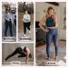 Highdays Women's 3 Pack Leggings with Pockets | High Waist Tummy Control Yoga Pants | Black, Black, Navy Blue | XX-Large - Buy Online on SooperMarket.com