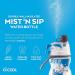 O2COOL Mist 'N Sip 2-in-1 Misting Water Bottle - 20 oz (Splash Blue) - Buy Online on SooperMarket.com