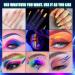 Neon Pigment Eyeshadow Powder - 6 UV Glow Colors for Bold Makeup | FindinBeauty Christmas Face & Body Art - Buy Online on SooperMarket.com