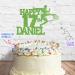 Cakeshop Cake Decoration Pack | Football Birthday Theme Premium Double Sided Glitter Card Cake Topper & 25g Party Pack of Cake Sugar Sprinkles | Custom Name & Age Cake Decoration (Green) Non-Prime Glitter Card: Green - Buy Online on SooperMarket.com